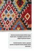 Pastel Home Renkli Anadolu Kilim Şönil Halı Yolluk Yıkanabilir Saçaklı Kaymaz Mutfak Koridor Oturma Yatak Odası - 3