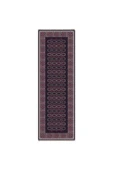 Pastel Home Etnik Gece Mavisi Şönil Halı Kilim Yolluk Kaymaz Yıkanabilir Salon Mutfak Oturma Odası Koridor thumbnail 6
