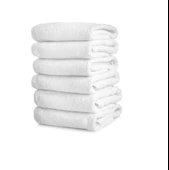 6'lı Otel Tipi 90x150 Banyo Havlusu Beyaz thumbnail 1