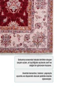 Pastel Home Mavi Klasik Şönil Halı Kilim Yolluk Yıkanabilir Kaymaz Oturma Odası Salon Mutfak Halısı - 11