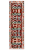 Pastel Home Renkli Anadolu Kilim Şönil Halı Yolluk Yıkanabilir Saçaklı Kaymaz Mutfak Koridor Oturma Yatak Odası - 7