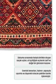 Pastel Home Renkli Bordo Tasarım Şönil Halı Kilim Yolluk Kaymaz Yıkanabilir Salon Oturma Odası Halısı Mutfak - 3
