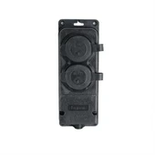 Byes Kauçuk Monofaze 2'li Grup Priz 1x16A. 220V. IP44 ( 2 Adet ) thumbnail 3