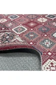 Pastel Home Etnik Vişne Çürüğü Şönil Halı Kilim Yolluk Kaymaz Yıkanabilir Salon Oturma Odası Mutfak Koridor thumbnail 4
