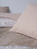 Flanel Nev Takımı Çift Kişilik Arrow Krem thumbnail 2