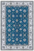 Pastel Home Mavi Klasik Şönil Halı Kilim Yolluk Yıkanabilir Kaymaz Oturma Odası Salon Mutfak Halısı - 1