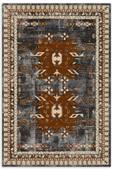 Pastel Home Antrasit Gri Kahve Şönil Halı Kilim Yolluk Kaymaz Yıkanabilir Saçaklı Koridor Antre Mutfak Salon - 1