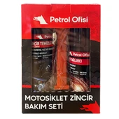 Petrol Ofisi Motosiklet Zincir Bakım Paketi Fırça Temizleyici Yağlayıcı thumbnail 1