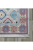 Pastel Home Renkli Etnik Desenli Bohem Şönil Halı Kilim Yolluk Kaymaz Yıkanabilir Salon Mutfak Koridor Çocuk Oda thumbnail 2