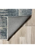 Pastel Home Modern Gri Şönil Halı Kilim Yolluk Kaymaz Yıkanabilir Saçaklı Yatak Odası Koridor Mutfak Salon - 3