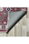 Pastel Home Etnik Vişne Çürüğü Şönil Halı Kilim Yolluk Kaymaz Yıkanabilir Salon Oturma Odası Mutfak Koridor thumbnail 3