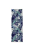 Pastel Home Bohem Eskitme Şönil Halı Kilim Yolluk Mor Kaymaz Pamuk Taban Yıkanabilir Kendinden Saçaklı thumbnail 6
