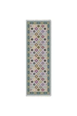 Pastel Home Renkli Etnik Desenli Bohem Şönil Halı Kilim Yolluk Kaymaz Yıkanabilir Salon Mutfak Koridor Çocuk Oda thumbnail 6