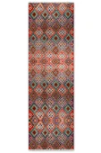 Pastel Home Renkli Anadolu Kilim Şönil Halı Yolluk Yıkanabilir Saçaklı Kaymaz Mutfak Koridor Oturma Yatak Odası - 7