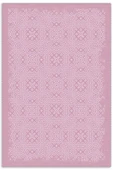 Pastel Home Modern Pembe Şönil Halı Kilim Yolluk Saçaklı Yıkanabilir Kaymaz Mutfak Koridor Salon Oturma Odası - 1