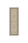 Pastel Home Bej Krem Etnik Şönil Halı Kilim Yolluk Kaymaz Yıkanabilir Saçaklı Koridor Mutfak Oturma Odası thumbnail 6
