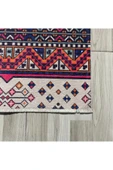 Pastel Home Etnik Desenli Pembe Bej Çok Renkli Şönil Halı Kilim Yolluk Kaymaz Yıkanabilir Mutfak Koridor Salon - 2