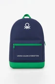 Benetton Unisex Lacivert Okul Sırt Çantası 70415 thumbnail 1