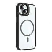 Apple iPhone 15 Kılıf Standlı ve Kamera Lens Hediyeli M-Safe Şarj Özellikli Zore Etro Kapak thumbnail 4