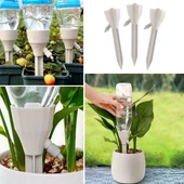 3 Adet Pet Şişelere Uyumlu Otomatik Bitki Çiçek Sulama-Akış Hızı Ayarlanabilir Damla Sulama Aparatı thumbnail 2