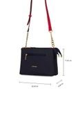 U.S. Polo Assn. Çapraz Askılı Kadın Çanta Lacivert-Kırmızı Us25253 thumbnail 6