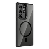 Galaxy S24 Ultra Kılıf Standlı ve Kamera Lens Hediyeli M-Safe Şarj Özellikli Zore Etro Kapak thumbnail 6