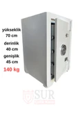 SUR  ÇELİK PARA KASALARI 70 cm 140 kg Yangına Dayanıklı thumbnail 2