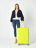 Pierre Cardin Büyük Boy %100 Polipropilen Valiz Yeşil 04PC7070 thumbnail 5