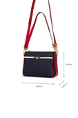 U.S. Polo Assn. Çapraz Askılı Kadın Çanta Lacivert-Beyaz-Kırmızı Us25237 thumbnail 6