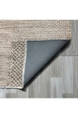 Pastel Home Jüt Doğal Tonlarda Şönil Halı Kilim Yolluk Bej Kahve Kaymaz Yıkanabilir Balkon Mutfak Salon Koridor - 3