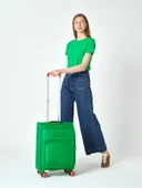 Benetton Kabin Boy Kumaş Valiz Yeşil Bnt2800 thumbnail 6