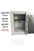 SUR  ÇELİK PARA KASALARI 70 cm 140 kg Yangına Dayanıklı thumbnail 3