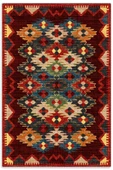 Pastel Home Bordo Anadolu Şönil Halı Kilim Yolluk Kaymaz Yıkanabilir Mutfak Antre Koridor Salon Oturma Odası - 1