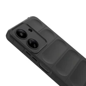 Xiaomi Poco C65 Kılıf Esnek TPU Oyuklu Arka Yüzey Tasarımlı Zore Etnik Silikon Kapak - 11