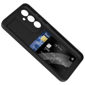 Galaxy S24 FE Kılıf Kamera Korumalı Kartlık Hazneli Zore Vitra Kapak - 3