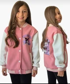 Cg Kids Kuromi içi Şardonlu Sırt Baskı Detaylı Kolej Ceket Süper Kalite Kumaş Baskı - 1