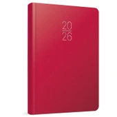 Gıpta 2026 Günlük Çizgili Ajanda 17x24 cm 107-ECK Kırmızı thumbnail 1