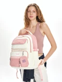 Pierre Cardin Okul Sırt Çantası Pembe 07Pc2824-P thumbnail 1