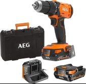 Aeg BSB 18G4-202C 2x2.0Ah Çift Akülü Darbeli Matkap - 4935478631 - 1