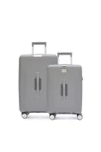 Pierre Cardin Büyük Ve Orta Boy 2'li Set %100 Polipropilen Valiz Gri 04PC7080 thumbnail 1