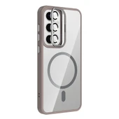 Galaxy S25 Kılıf Standlı ve Kamera Lens Hediyeli M-Safe Şarj Özellikli Zore Etro Kapak thumbnail 6