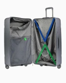 Benetton Büyük Boy %100 Polipropilen Valiz Gri Bnt3000 thumbnail 4