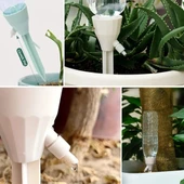 3 Adet Pet Şişelere Uyumlu Otomatik Bitki Çiçek Sulama-Akış Hızı Ayarlanabilir Damla Sulama Aparatı thumbnail 3