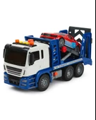 Işıklı Sesli Pilli Araç Taşıyıcı Fonksiyonlu Çekici Oyuncak Kamyon Araba thumbnail 6