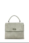 Kriste Bell Kadın Çanta Kroko Gri 7145 thumbnail 1