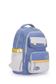 Pierre Cardin Okul Sırt Çantası Mavi 07Pct185-M thumbnail 4