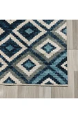 Pastel Home Mavi Anadolu Kilim Modeli Şönil Halı Kilim Yolluk Kaymaz Yıkanabilir Mutfak Kordior Salon - 2