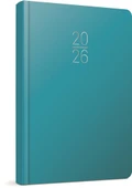 Gıpta 2026 Günlük Çizgili Ajanda 17x24 cm 107-ECK Turkuaz thumbnail 1