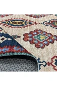 Pastel Home Renkli Anadolu Kilim Şönil Halı Yolluk Kaymaz Yıkanabilir Mutfak Kordior Salon Oturma Odası - 4