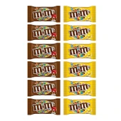 M&M's Fıstıklı ve Çikolatalı Draje 45 Gr x 12 li Karma Paket thumbnail 1